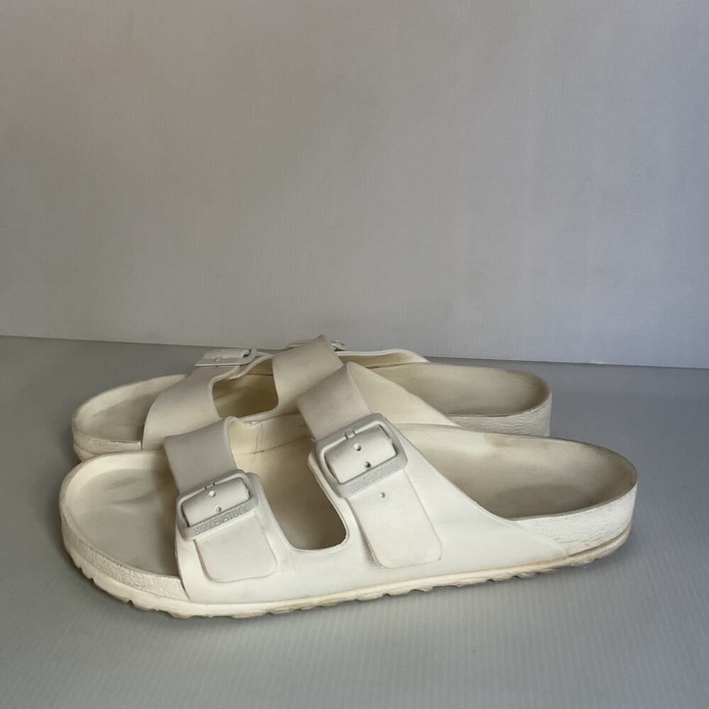 Birkenstock Arizona EVA White Sandals Women’s Size 9 Waterproof Comfort - Picture 4 of 9